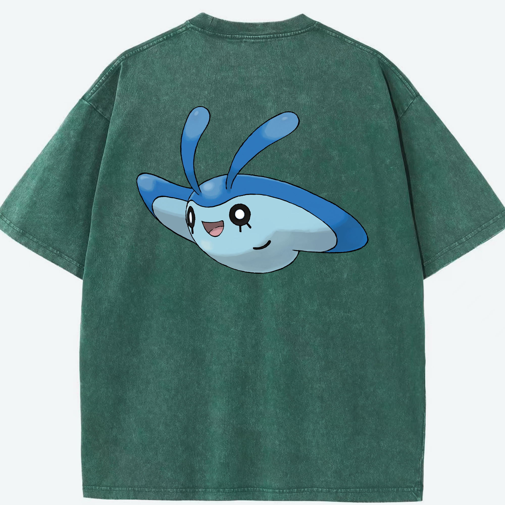 （画像用） ポケットモンスター Pokémon 綿100% ヴィンテージ風 半袖Tシャツ（背面プリント）